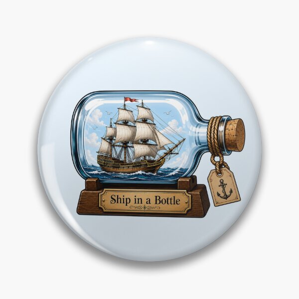 Item preview, Ship in a Bottle designed and sold by Myra365Art.