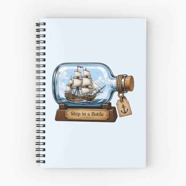 Item preview, Ship in a Bottle designed and sold by Myra365Art.