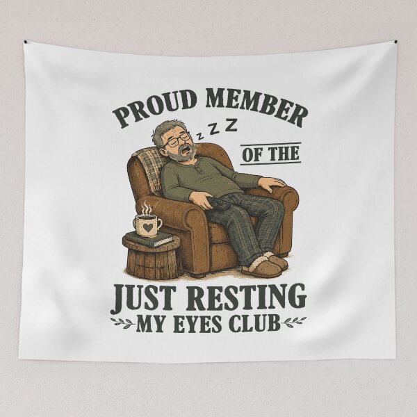 Item preview, Proud Member Of The Just Resting My Eyes Club designed and sold by KarimSoCute.
