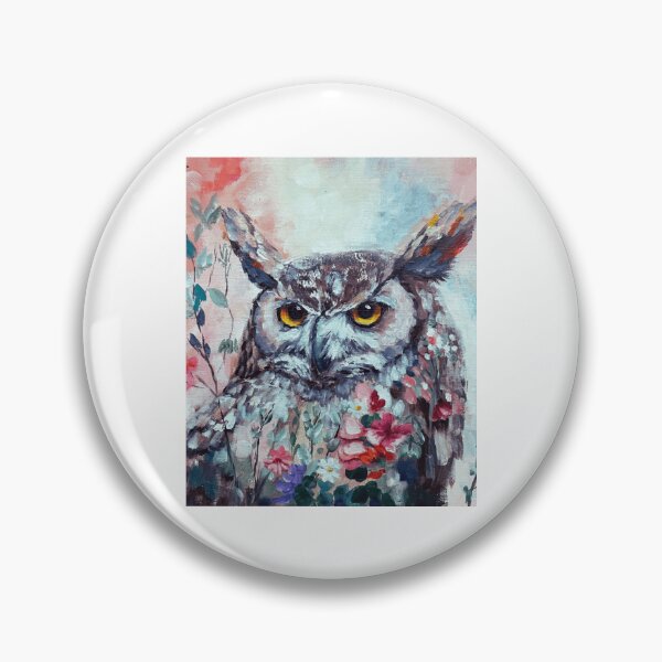 Item preview, Wise Great Horned Owl 2 designed and sold by hermanraleig.