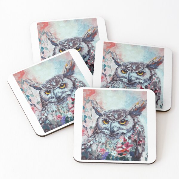 Item preview, Wise Great Horned Owl 2 designed and sold by hermanraleig.