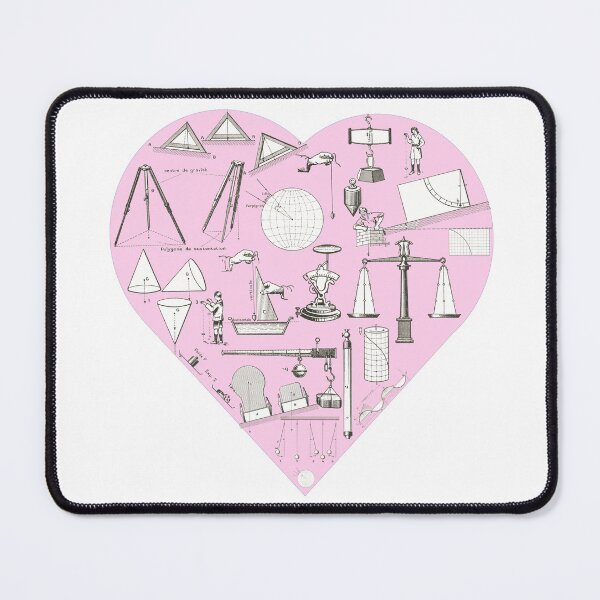 Item preview, Pink gravity Physics heart STEM designed and sold by Anne Londez Studio.