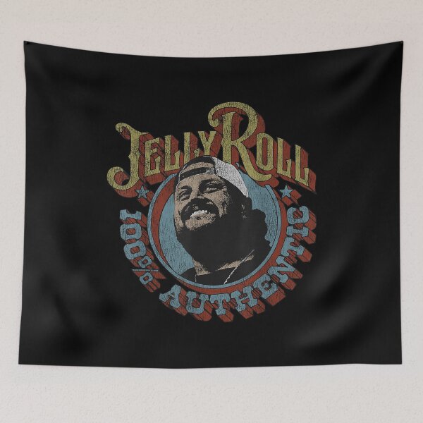 Item preview, Vintage Jelly Roll 100% Authentic Country Music Fan designed and sold by SaryaSmyth19.