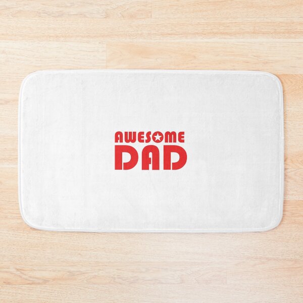 Item preview, Awesome Dad Star Red Type T-Shirts  designed and sold by Rolographics1.