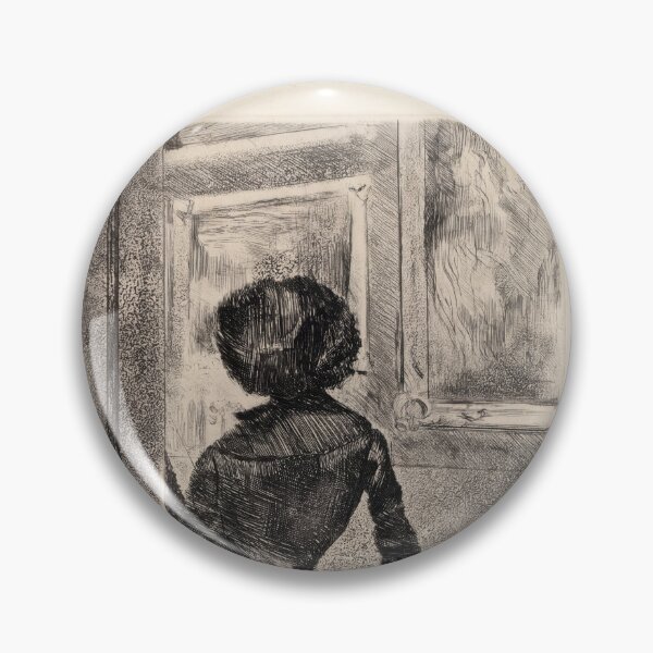 Item preview, Woman Visiting an Gallery designed and sold by artofuniverse.