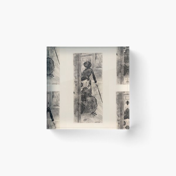 Item preview, Woman Visiting an Gallery designed and sold by artofuniverse.