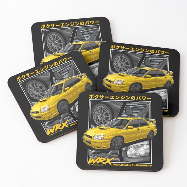 Item preview, Subie Impreza WRX STi 2004 (Astral Yellow) designed and sold by JioojiProject.