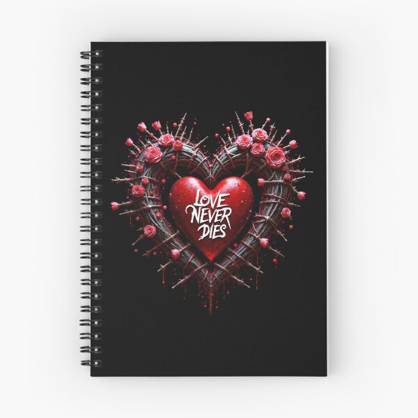 Item preview, Gothic Bleeding Heart in Barbed Wire with Roses | Dark Romance Art designed and sold by MaciejRudzinsky.