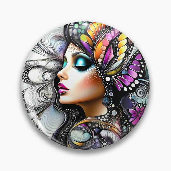 Item preview, Colorful Abstract Woman – Contemporary Art Design designed and sold by GGAUL.