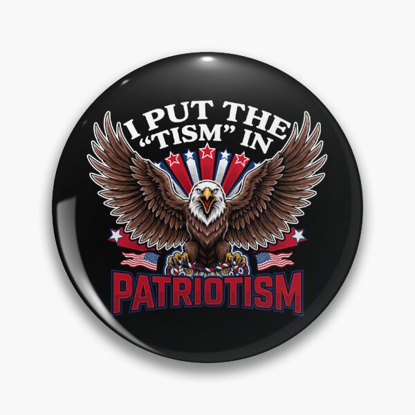 Item preview, I Put The Tism in Patriotism Athletic Eagle designed and sold by Millsoft.