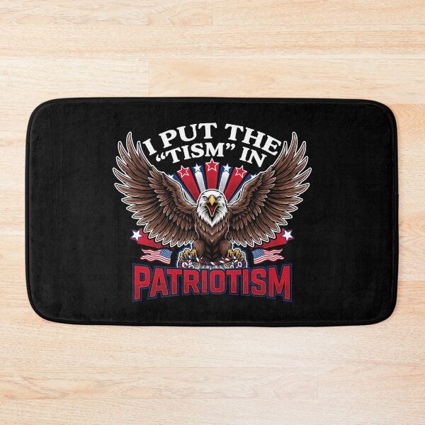 Item preview, I Put The Tism in Patriotism Athletic Eagle designed and sold by Millsoft.