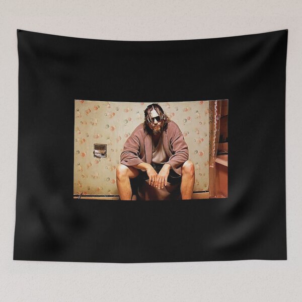 Item preview, The Dude Bathroom The Big Lebowski Funny Movie Meme designed and sold by PayneLaurie.