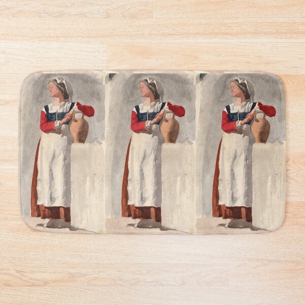 Item preview, Italian Peasant Woman with Water Jug designed and sold by artofuniverse.