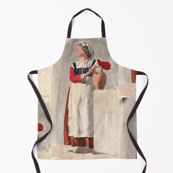 Item preview, Italian Peasant Woman with Water Jug designed and sold by artofuniverse.