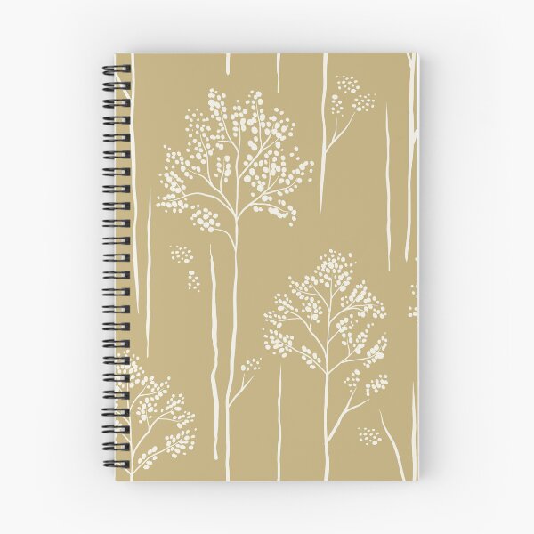 Item preview, Wild Berry Branch Woodland Botanical Trees vintage antique golden designed and sold by RenattaZare.