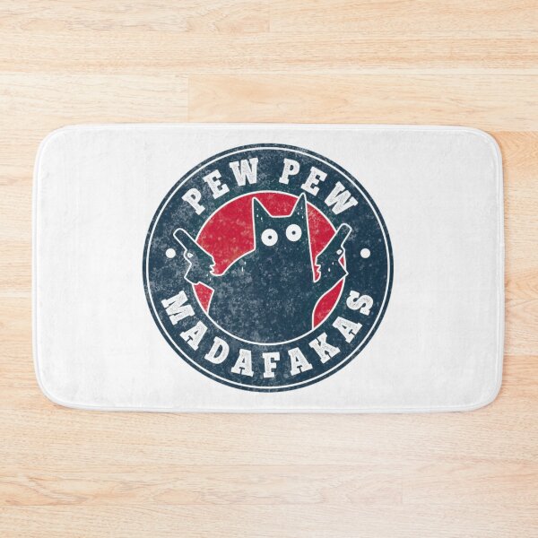 Item preview, Pew Pew Madafakas Funny Cat Meme Retro Classic T-Shirt designed and sold by LillyCustomTees.