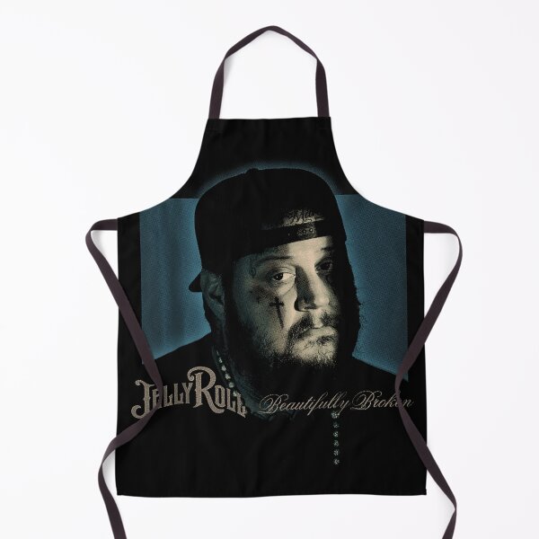 Item preview, Jelly Roll Beautifully Broken - Country Rap Music Portrait designed and sold by SaryaSmyth19.