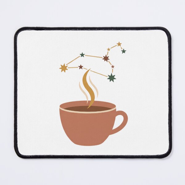 Item preview, Minimalist Leo Zodiac Constellation Coffee Steam Art  designed and sold by pattman.