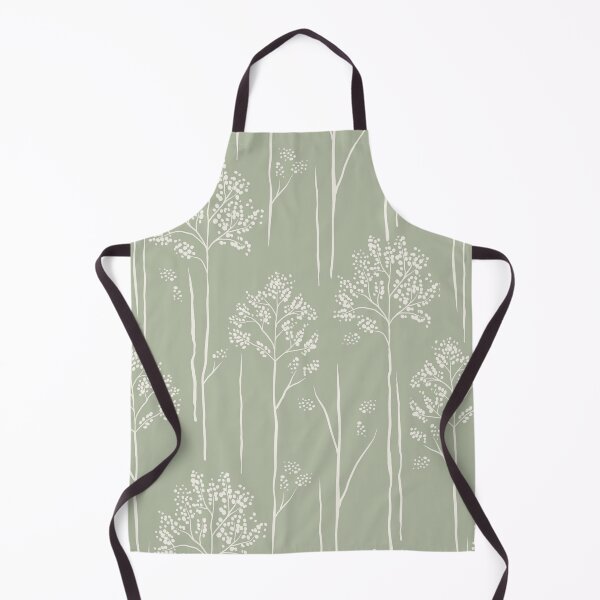 Item preview, Wild Berry Branch Woodland Botanical Trees silver sage sea mist designed and sold by RenattaZare.
