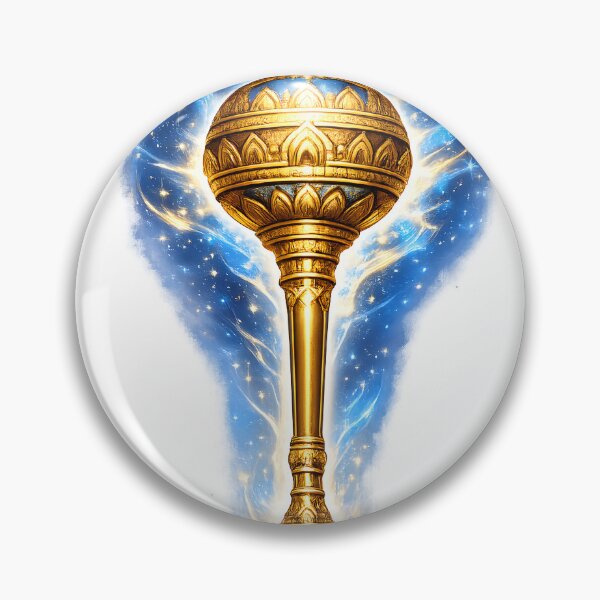 Item preview, Celestial Hanuman Gada – Divine weapon Symbol designed and sold by hutofdesigns.