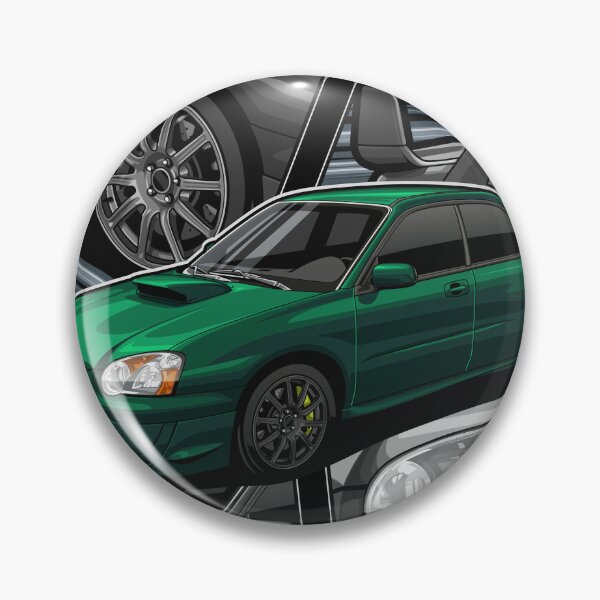 Item preview, Subie Impreza WRX STi 2004 (Dark Green Mica) designed and sold by JioojiProject.