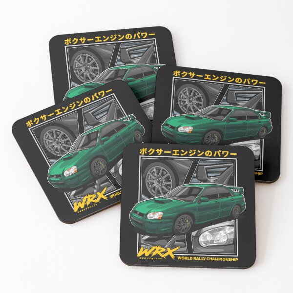 Item preview, Subie Impreza WRX STi 2004 (Dark Green Mica) designed and sold by JioojiProject.