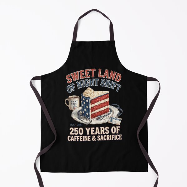 Item preview, Night Shift Nurse 250 Years of Caffeine and Sacrifice America designed and sold by dudelinart.