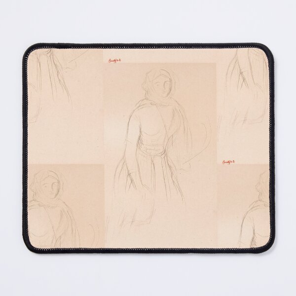 Item preview, Standing Woman in a Hooded Cloak designed and sold by artofuniverse.