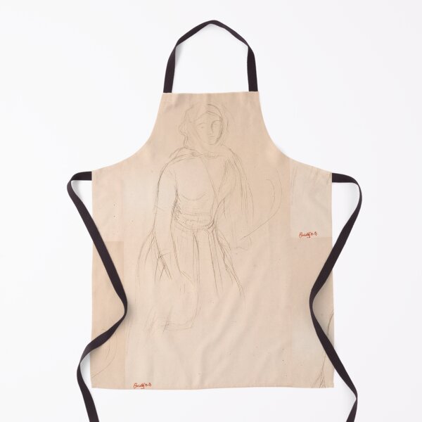 Item preview, Standing Woman in a Hooded Cloak designed and sold by artofuniverse.