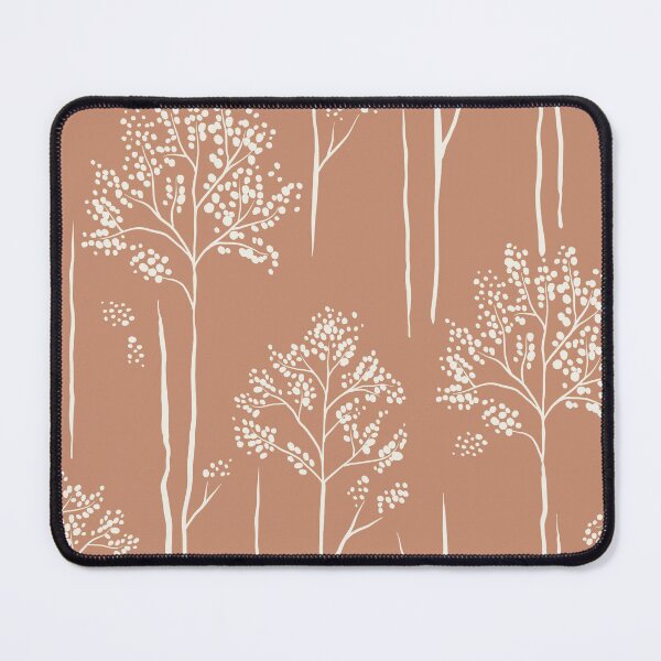 Item preview, Wild Berry Branch Woodland Botanical Trees warm rust terracotta designed and sold by RenattaZare.