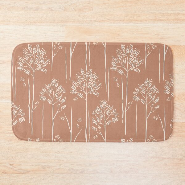 Item preview, Wild Berry Branch Woodland Botanical Trees warm rust terracotta designed and sold by RenattaZare.