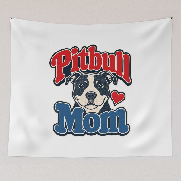 Item preview, Funny Pitbull Mom Motif designed and sold by pirminio.