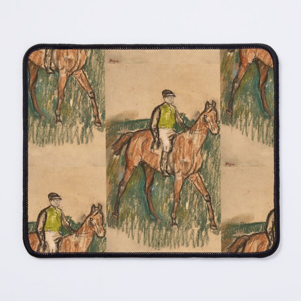 Item preview, Jockey on a Chestnut Racehorse designed and sold by artofuniverse.