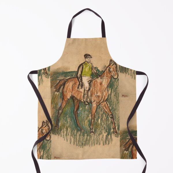 Item preview, Jockey on a Chestnut Racehorse designed and sold by artofuniverse.