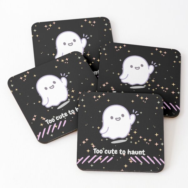 Item preview, Cute ghost sticker / too cute to haunt designed and sold by Krishnacre8.