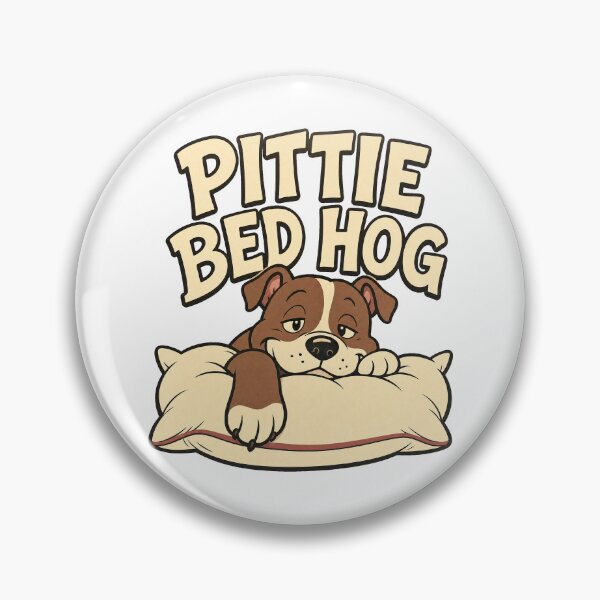 Item preview, Pitbull Mom Bed-Stolen Humor designed and sold by pirminio.