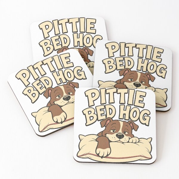 Item preview, Pitbull Mom Bed-Stolen Humor designed and sold by pirminio.