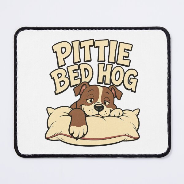 Item preview, Pitbull Mom Bed-Stolen Humor designed and sold by pirminio.