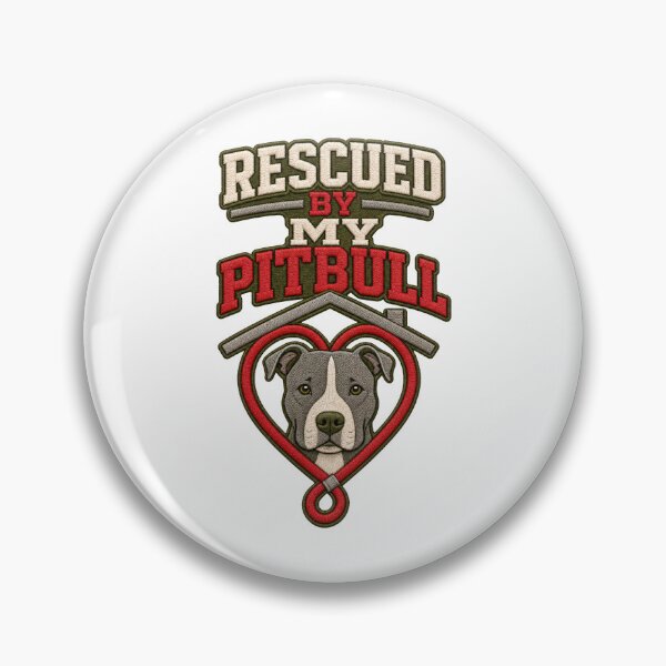 Item preview, Rescued By My Pitbull Dog Mom designed and sold by pirminio.