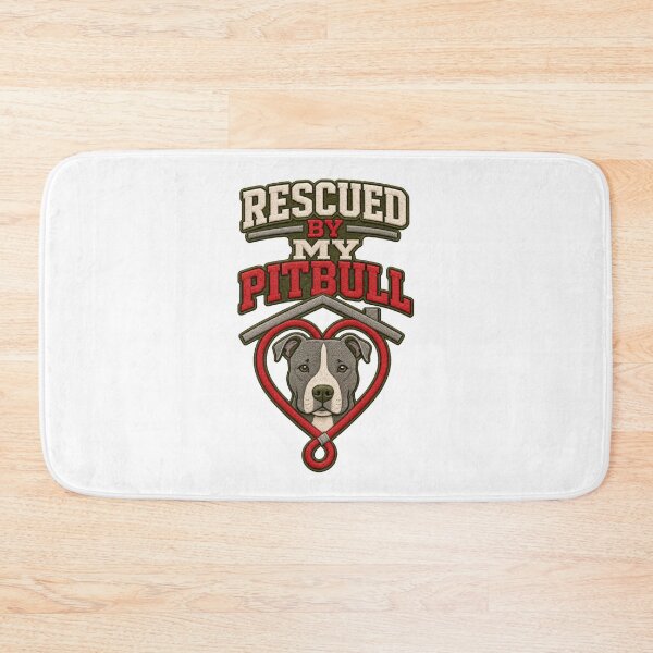Item preview, Rescued By My Pitbull Dog Mom designed and sold by pirminio.