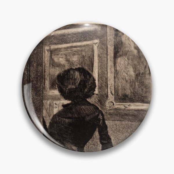 Item preview, Woman at the Louvre Mary Cassatt designed and sold by artofuniverse.