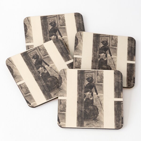 Item preview, Woman at the Louvre Mary Cassatt designed and sold by artofuniverse.