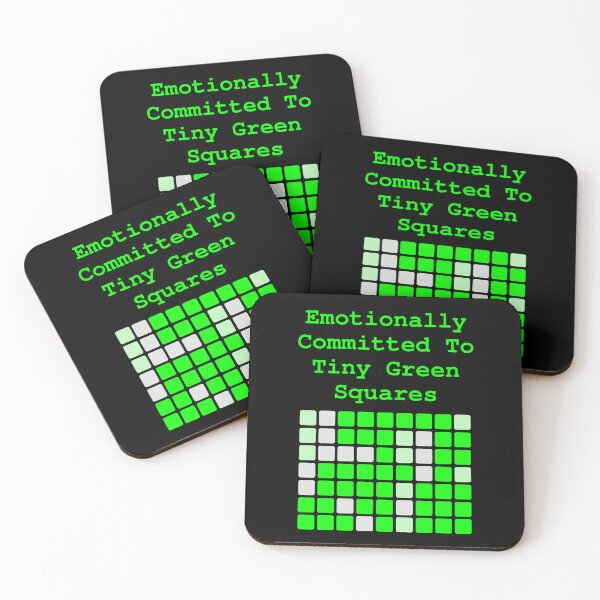 Item preview, Developers, Coders: Emotionally Committed To Tiny Green Squares designed and sold by LittleGreyMan2026.