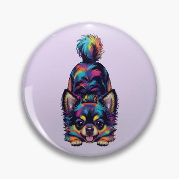 Item preview, Sassy Neon Rebel Chihuahua – Playful Cyber Attitude designed and sold by design-rebell.