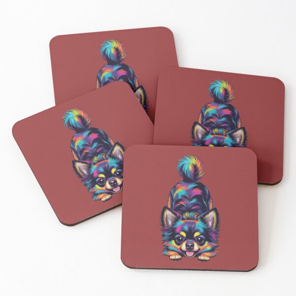 Item preview, Sassy Neon Rebel Chihuahua – Playful Cyber Attitude designed and sold by design-rebell.