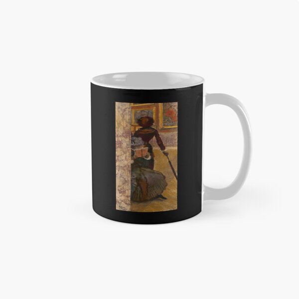 Item preview, Woman Viewing Paintings at the Louvre designed and sold by artofuniverse.