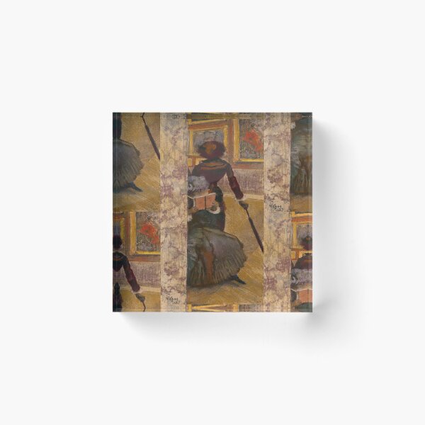 Item preview, Woman Viewing Paintings at the Louvre designed and sold by artofuniverse.