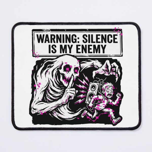 Item preview, Silence Is My Enemy Music Lover designed and sold by XYZ LAB by Jesuperman.