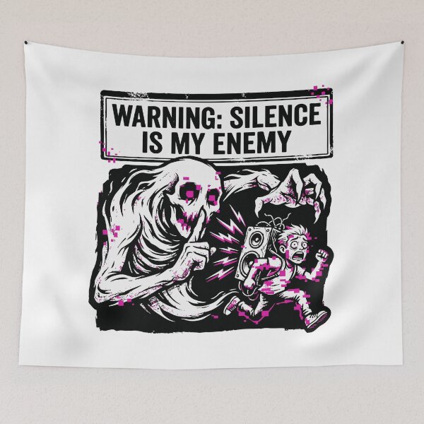 Item preview, Silence Is My Enemy Music Lover designed and sold by XYZ LAB by Jesuperman.
