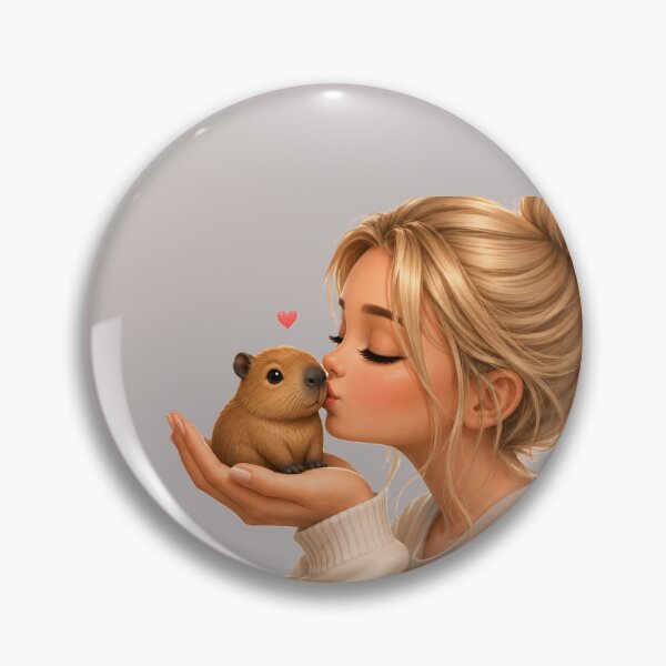 Item preview, Tiny Capybara Love designed and sold by AstraDrip Studio.